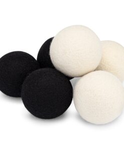 Alternative view of 6 Pack Wool Dryer Balls | Mixed (3 Natural/ 3 Black)